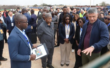 Presidente da República constata obras dos projecto de água do Quilonga Grande e Bita Kilamba